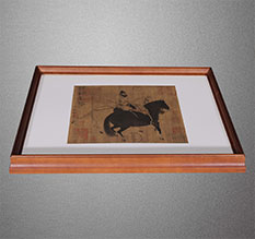 尼勒克书画装裱配框服务案例